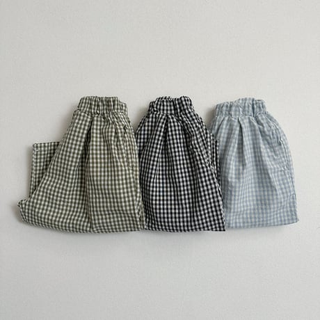 atomeme/6. Muse Check Pants S-XL