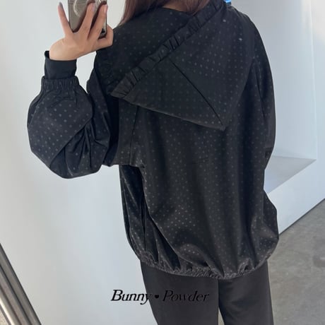 bunnypowder/33. fril hood jumper ADULT