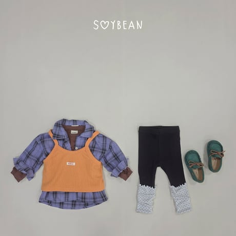 soybean/88. plan ) dot leg  warmer leggings XS-XL