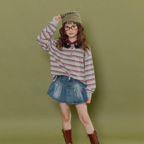 forkchips/17. button skirt M-XL