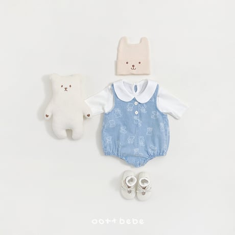 oottbebe/70. bear bebe suit S(0-6M)-M(6-12M)