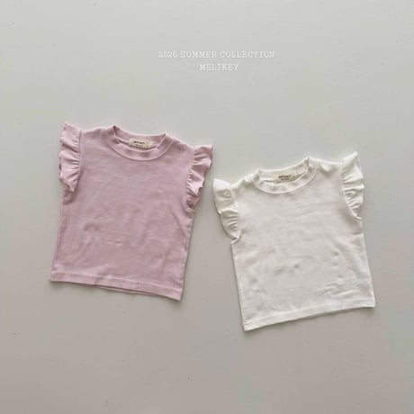 melikey/115. macaron fril T-shirt JS-JM