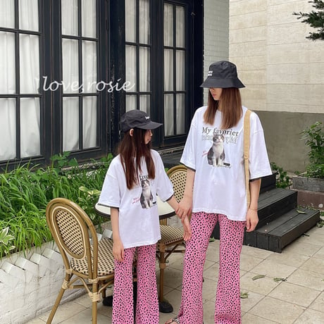 loverosie/94. cat warrior boxy lace tee  ADULT