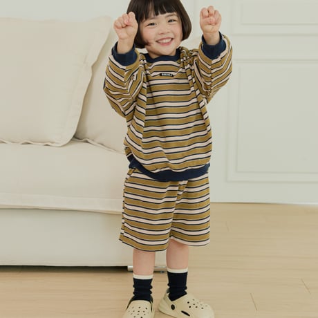 erinj/5. border half Pants set S-XL