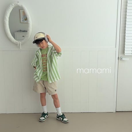 mamami/105. stripe summer shirt XS-XL