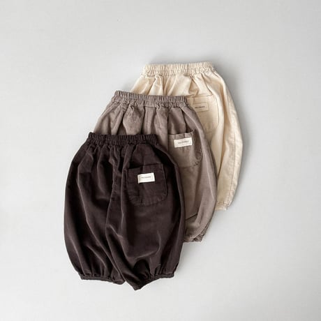 onu/22. dongle pleated pants BABY(12M)-L(5-6Y)