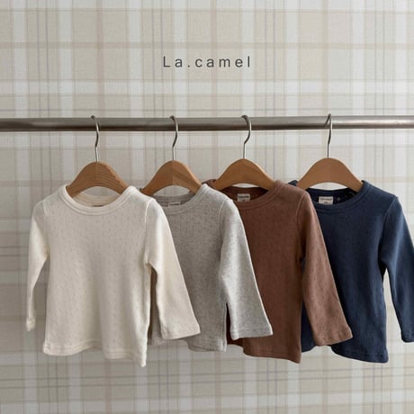 lacamel/21. vanilla eyelet t XS-XL