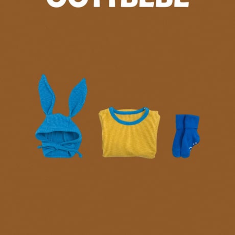 oottbebe/41. cellup pie suit bonnet ( bebe style set S(0-6M)-M(6-12M)