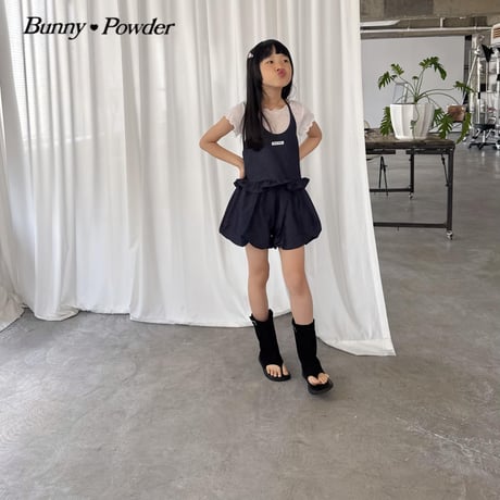 bunnypowder/210. denim bullon pants S-XL