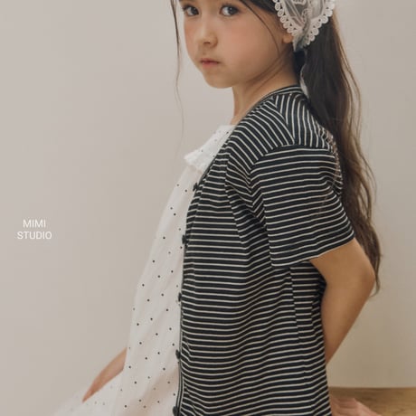 bymimi/44. golgi half t cardigan JS-JM