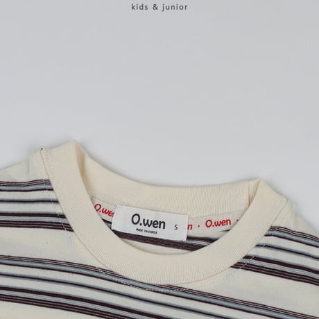 owen/67. lead stripe T-shirt S-XL