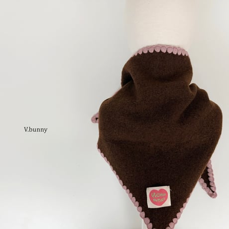 vbunny/26. bass scarf FREE(110CM_Y37CM)