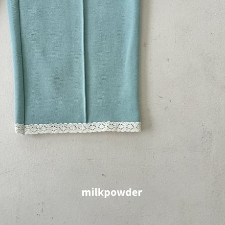 milkpowder/52. pin tuck pants 13-15