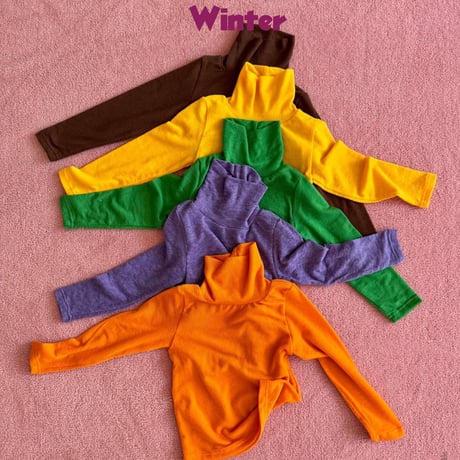 ramijini/11. wool pollar T-shirt S-XL