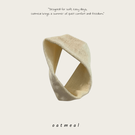 oatmeal/1. towel hairband FREE