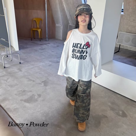 bunnypowder/97. shoulder T-shirt S-XL