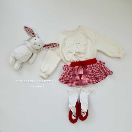 melikey/34. butterfly ribbon man-to-man JS-JM