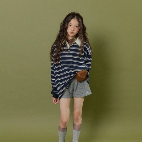 forkchips/48. dusty shirts collar T-shirt M-XL