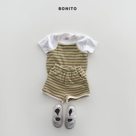 bonito/117. terry sleeveless set 6M-18M