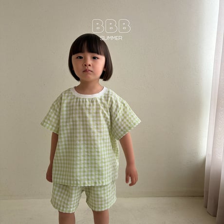 bellabambina/61. ( plan ) check two color set XS-XL