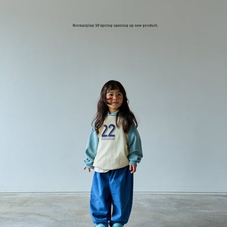 normalplay/14. 22 hood T-shirt 12M-XL