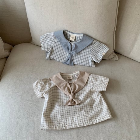 bebeholic/35. sailer marine blouse S(3-6M)-L(12-18M)