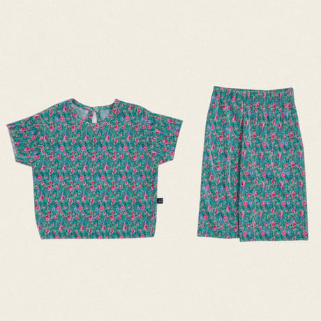 oottbebe/85. flower songe plitch updown set XS(1-2Y)-L(4-5Y)