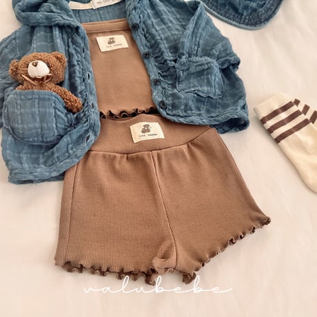 valubebe/88. bold curly shorts  6M-S