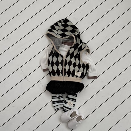 bebeholic/44. dia vest hood S(6-12M)-M(12-18M)