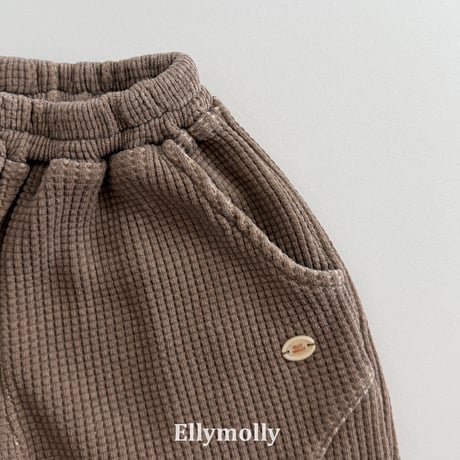 ellymolly/148. waffle jogger pants 13-19