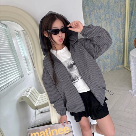 matilda/2. check hood jumper 15-19