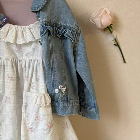 aiai/11. little blue denim jacket 90-130