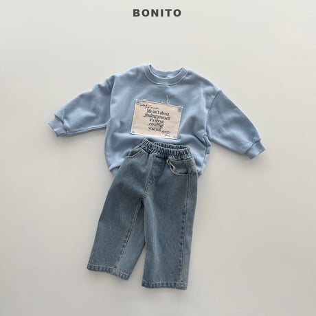 bonito/61. remember button man-to-man 12M-XL