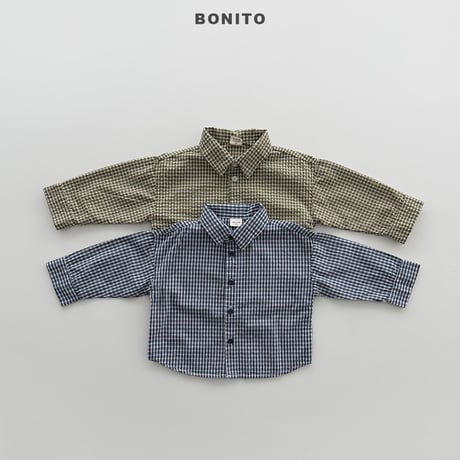 bonito/88. check shirt 12M-XL