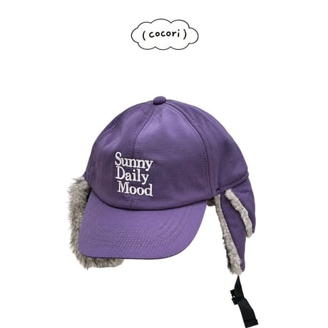 nightbebe/14. day warm fur withmom hat KIDS(52CM)-ADULT(56CM)