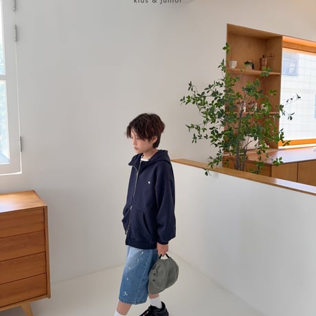 owen/27. painting bermuda denim pants S-XL