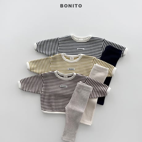 bonito/124. waffle set leggings 6M-18M
