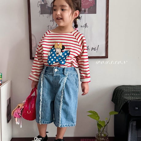 poisson/13. lace bermuda pants S-XL