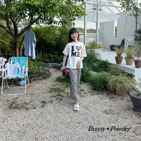 bunnypowder/252. leopard heart T-shirt S-XL
