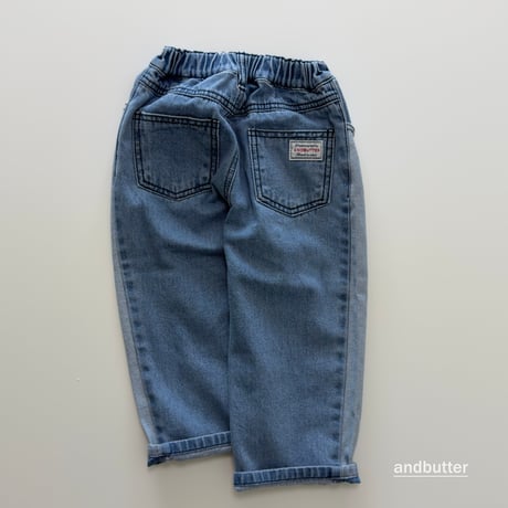 andbutter/74. CurvedDenim Pants JS-JM