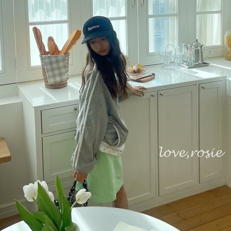 loverosie/22. towel track zipup ( jacket 3XL