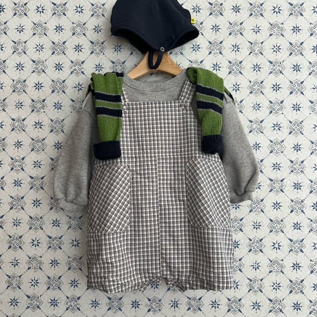 gou/143. B-pattern overalls  2(6-12M)-3(12-18M)