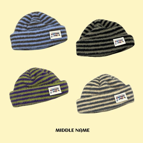 middlename/62. stripe beanie FREE