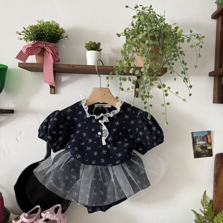 lepetitmot/12. flower waffle sha set XS-XL