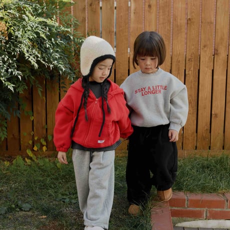 fromi/4. Fleece-Lined Wide Sweatpants JS-JM