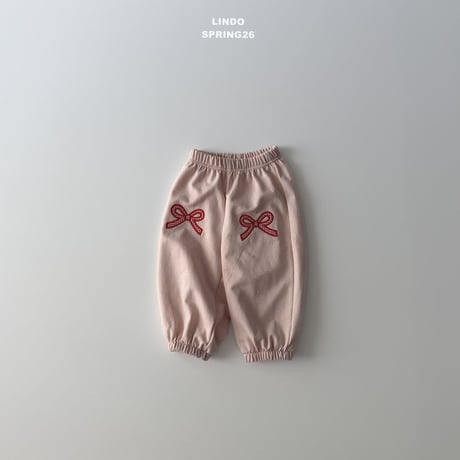 lindo/57. check ribbon jogger XS-XL