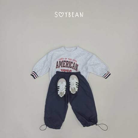 soybean/33. plan ) wind string pants JS-JM