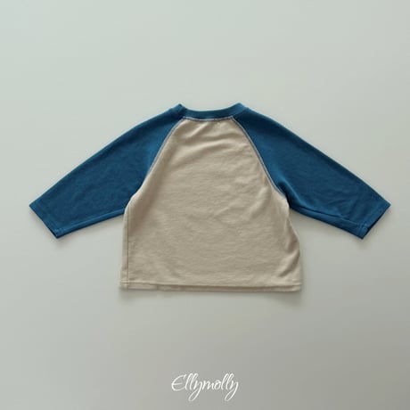 ellymolly/118. raon two color ragran T-shirt 3-11
