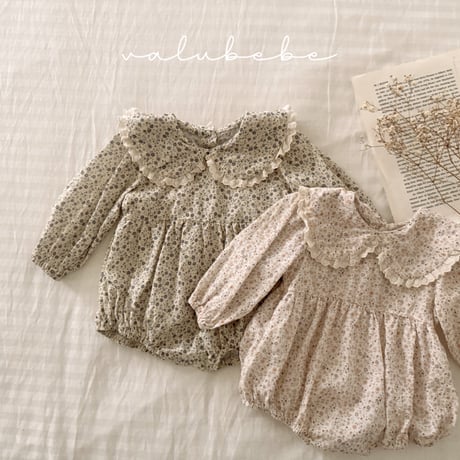 valubebe/15. gran flower collar suit 6M-18M