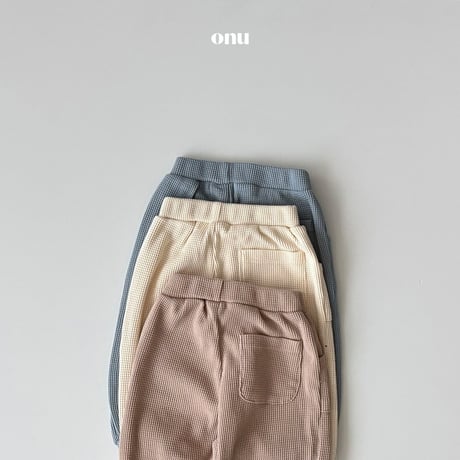 onu/34. waffle jogger pants XS-XL